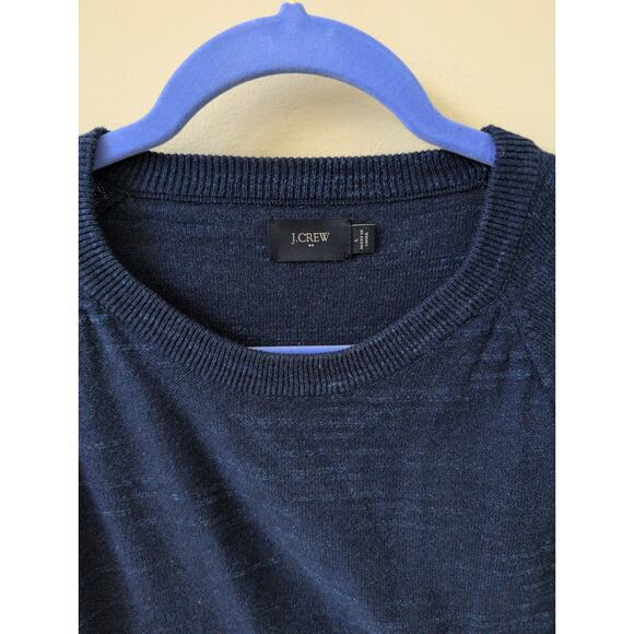 J.Crew Raglan Budded Crewneck Sweater in Blue size L - Picture 3 of 5